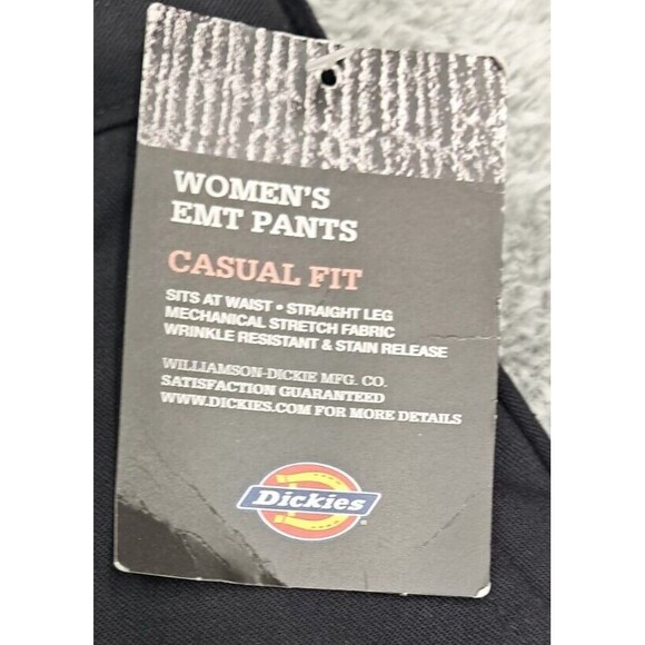 New Dickies Pants Womens Sz 24 UU EMT Uniform Work Cargo Casual Fit Straight Leg - Picture 6 of 16